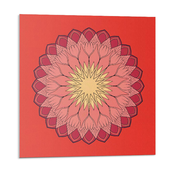 Płytki ścienne Kwiatowy mandala wzór