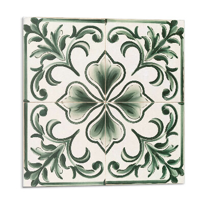 Płytki ścienne Wzór z liśćmi i sercami