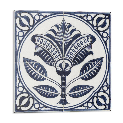 Samoprzylepne płytki Kwiatowy wzór ceramiczny