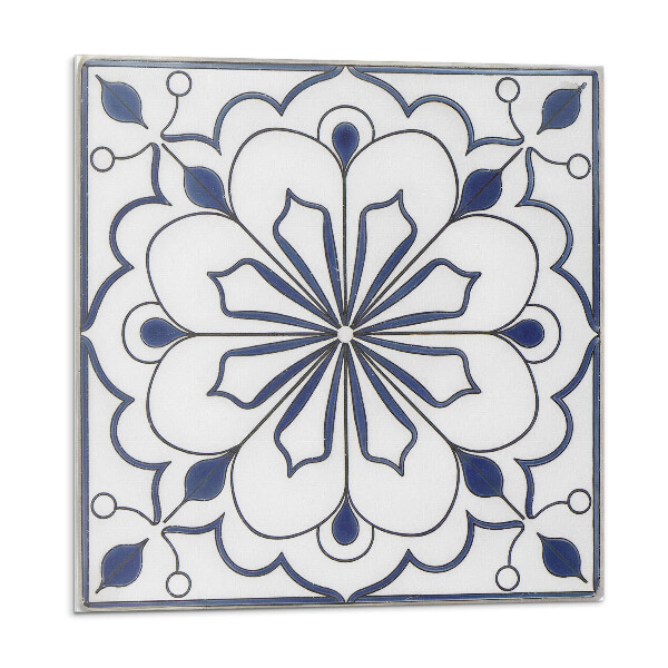 Kafelki samoprzylepne Kwiatowy wzór ceramiczny