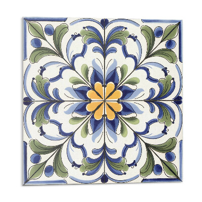 Kafelki samoprzylepne Kwiatowy wzór ceramiczny