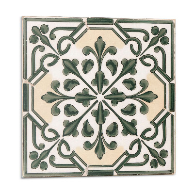 Kafelki samoprzylepne Wzór roślinny na płytce