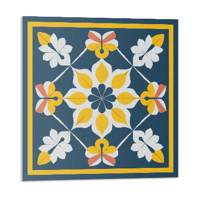 Kafelki samoprzylepne Kwiatowy wzór w symetrii