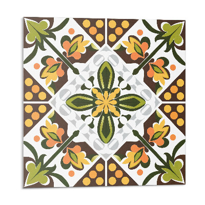 Kafelki samoprzylepne Wzór kwiatowy w symetrii