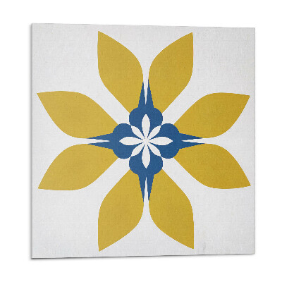 Samoprzylepne płytki Kwiatowy wzór z liśćmi