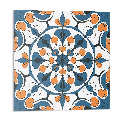 Samoprzylepne płytki Wzór kwiatowy w mandali