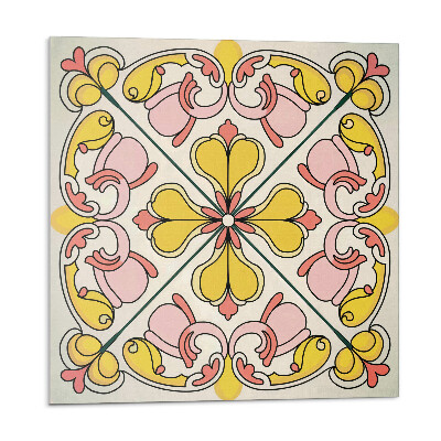 Płytki ścienne Wzór kwiatowy z ornamentami