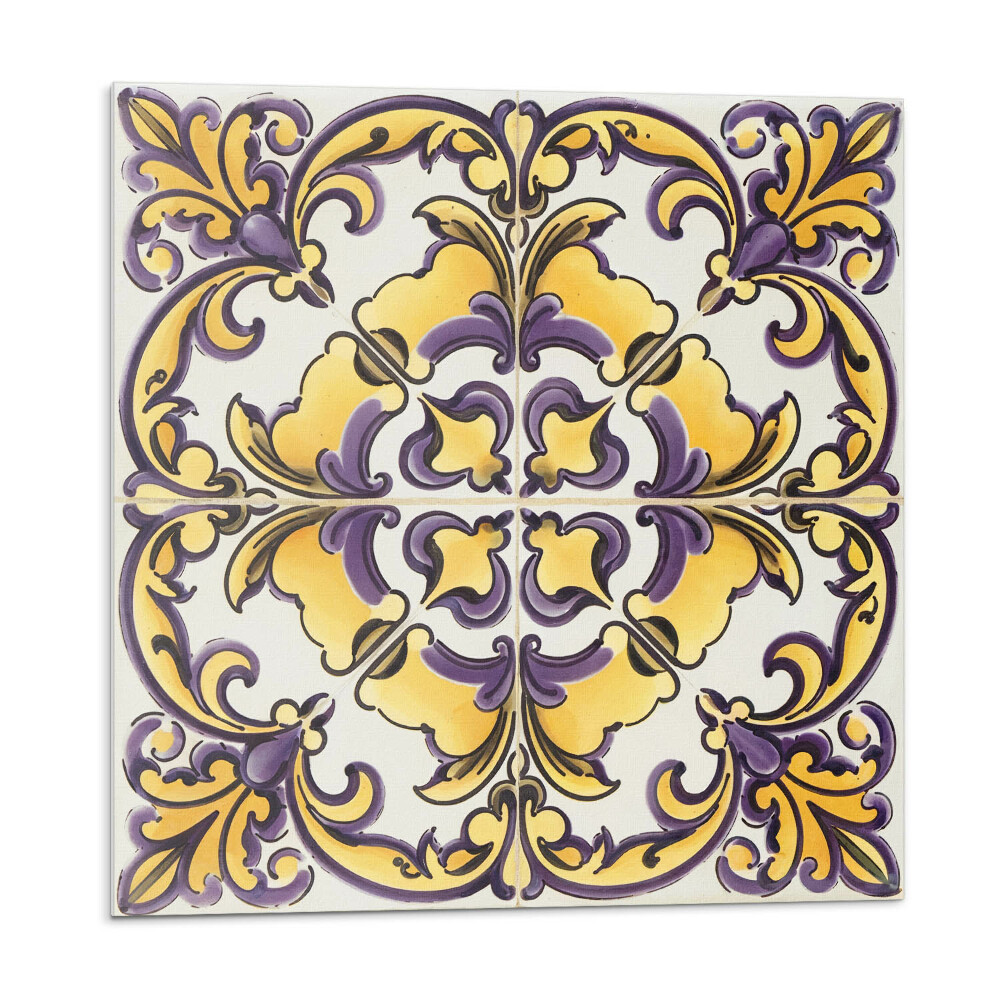 Samoprzylepne płytki Kwiatowy wzór ceramiczny