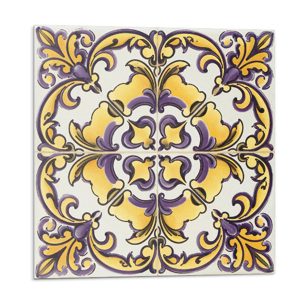 Samoprzylepne płytki Kwiatowy wzór ceramiczny