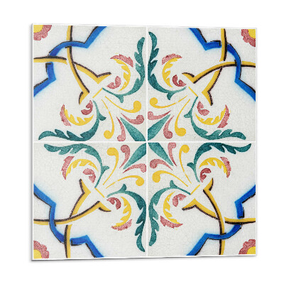 Kafelki samoprzylepne Wzór roślinny z ornamentami