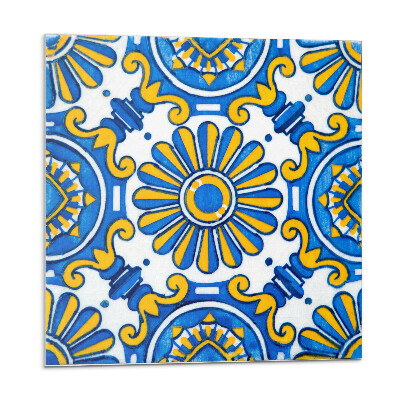 Kafelki samoprzylepne Kwiatowy wzór na płytkach