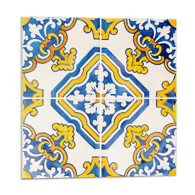 Płytki ścienne Wzór mozaiki z kwiatami