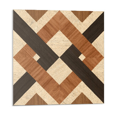 Płytki ścienne Wzór geometryczny z drewna