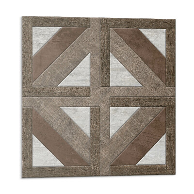 Płytki ścienne Geometria drewna i betonu