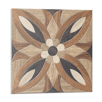 Kafelki samoprzylepne Wzór kwiatowy z drewna