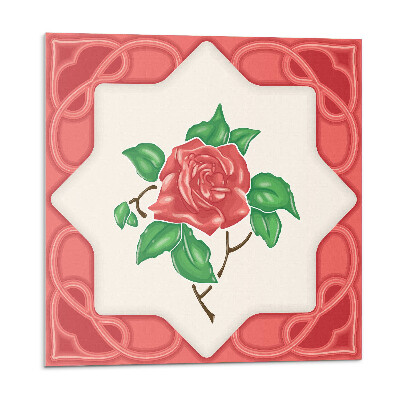 Kafelki samoprzylepne Kwiatowa kompozycja w ramie