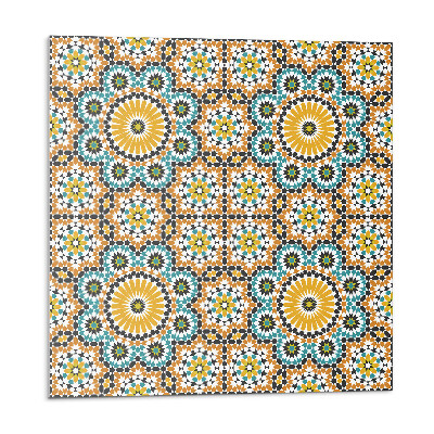 Samoprzylepne płytki Wzór mozaikowy z kwiatami