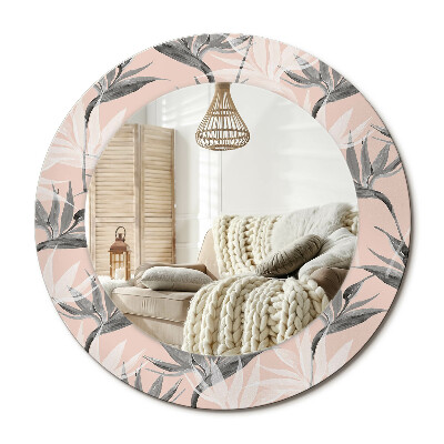 Lustro z nadrukiem okrągłe Strelicja