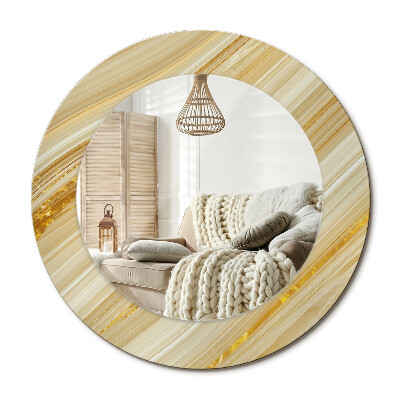 Lustro z nadrukiem okrągłe Abstrakcyjny wzór