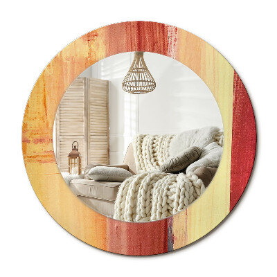 Lustro dekoracyjne okrągłe Abstrakcyjny obraz