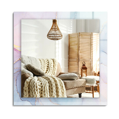 Lustro dekoracyjne prostokątne Abstrakcyjna akwarela