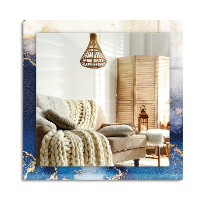 Lustro dekoracyjne prostokątne Abstrakcyjna sztuka plastyczna