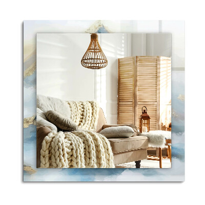 Lustro dekoracyjne prostokątne Góry we mgle