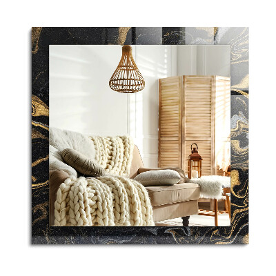 Lustro dekoracyjne prostokątne Abstrakcyjny wzór marmuru