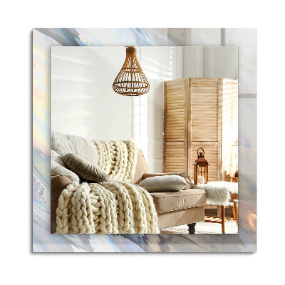 Lustro dekoracyjne prostokątne Abstrakcyjne kolorowe wzory