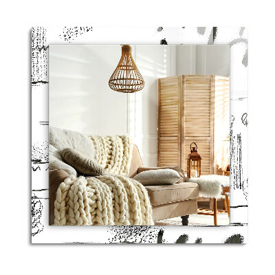 Lustro dekoracyjne prostokątne Abstrakcyjne Nowoczesne szlaczki