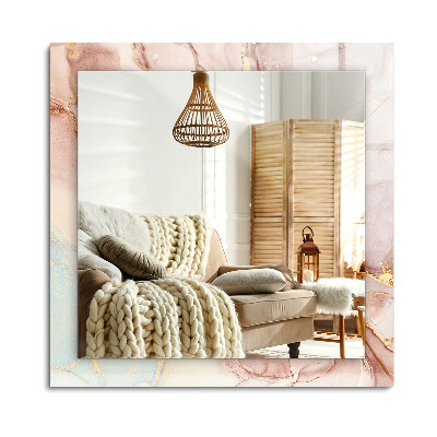 Lustro dekoracyjne prostokątne Abstrakcyjna sztuka akwarelowa