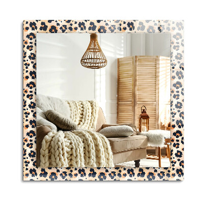 Lustro dekoracyjne prostokątne Wzór w panterkę