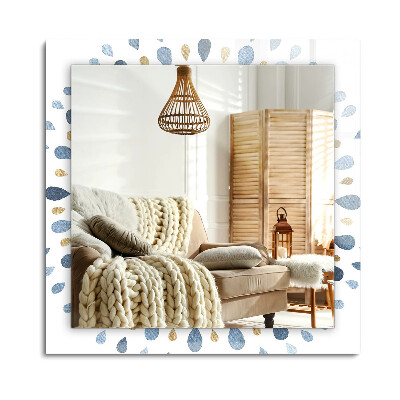 Lustro dekoracyjne prostokątne Abstrakcyjny wzór mandali