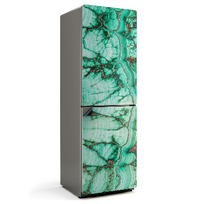 Mata magnetyczna na lodówkę Malachitowy detal w stylu