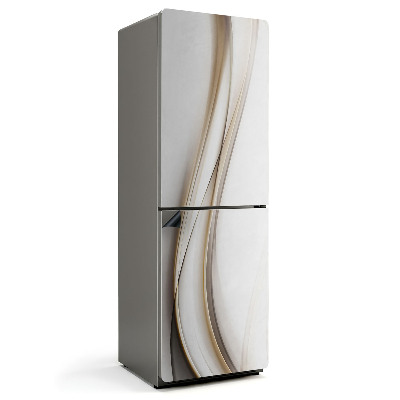 Mata magnetyczna na lodówkę Abstrakcyjne linie w falach