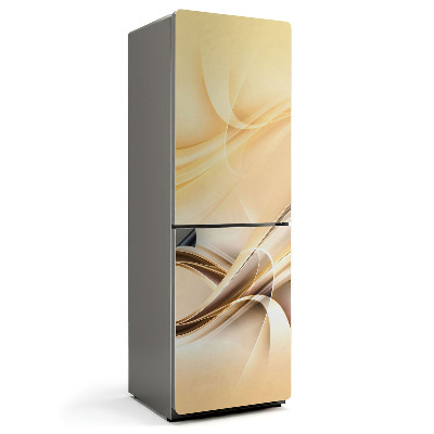 Mata magnetyczna na lodówkę Fale i linie w abstrakcyjnej formie