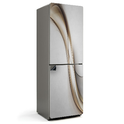 Mata magnetyczna na lodówkę Faliste linie w eleganckim stylu