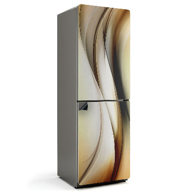 Mata magnetyczna na lodówkę Abstrakcyjny falisty wzór