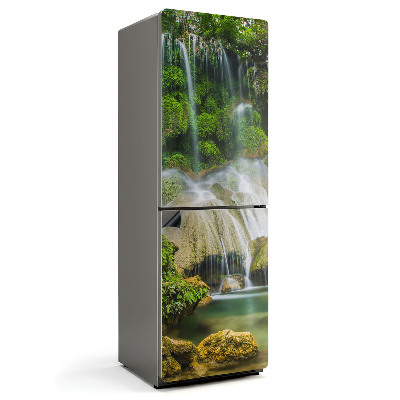 Mata magnetyczna na lodówkę Wodospad pośród zieleni