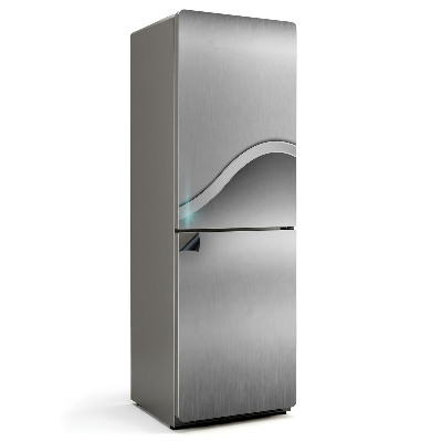 Mata magnetyczna na lodówkę Nowoczesna struktura metaliczna