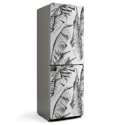 Mata magnetyczna na lodówkę Artystyczny motyw liści