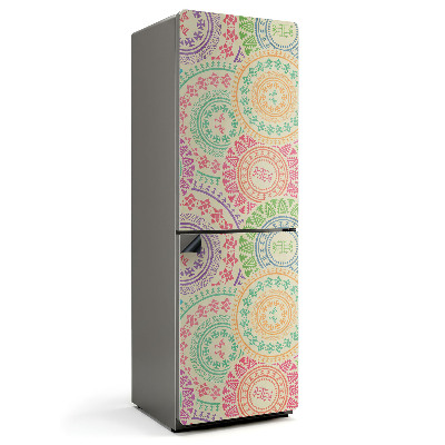 Mata magnetyczna na lodówkę Okręgi w stylu etnicznym