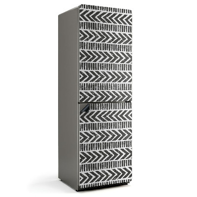 Mata magnetyczna na lodówkę Zygzakowe linie w dynamicznym stylu