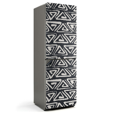 Mata magnetyczna na lodówkę Abstrakcyjne figury trójkątów