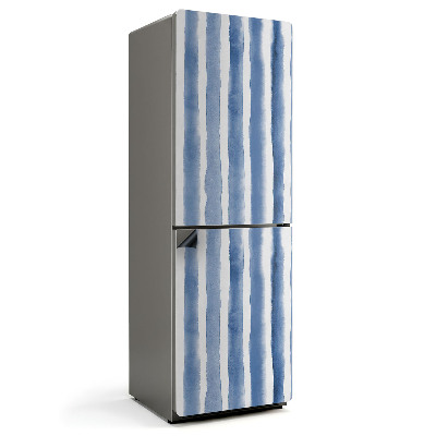 Mata magnetyczna na lodówkę Pionowe akwarelowe pasy