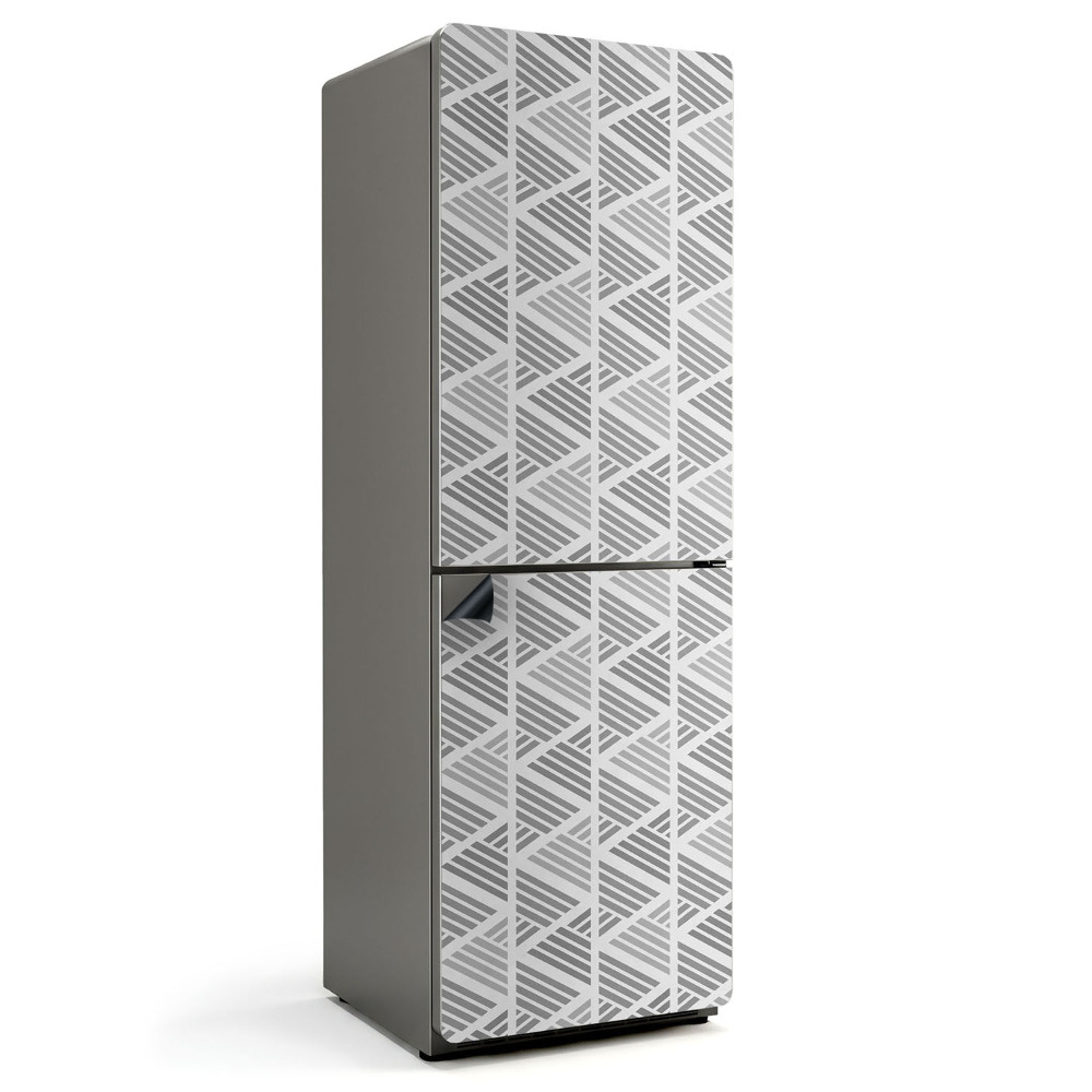 Mata magnetyczna na lodówkę Wzór linii w geometrze