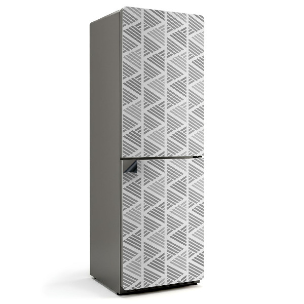 Mata magnetyczna na lodówkę Wzór linii w geometrze