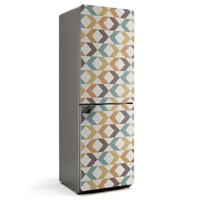 Mata magnetyczna na lodówkę Abstrakcyjny motyw rombów