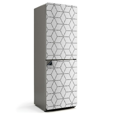 Mata magnetyczna na lodówkę Rombowa siatka w nowoczesnym stylu