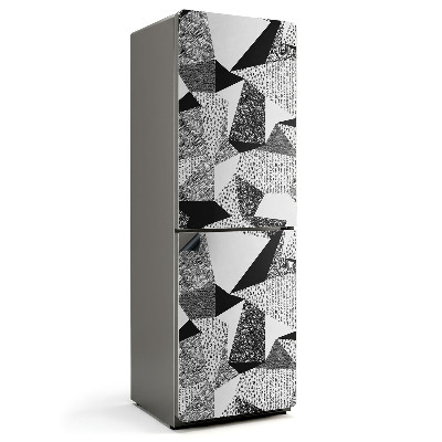 Mata magnetyczna na lodówkę Abstrakcyjne kształty w geometrycznej formie